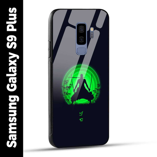 Samsung Galaxy S9 Plus Back Cover Zoro Printed Glass Case