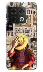 OnePlus 10 Pro 5G Back Cover Anime One Piece Wanted Luffy  Printed Hard Case