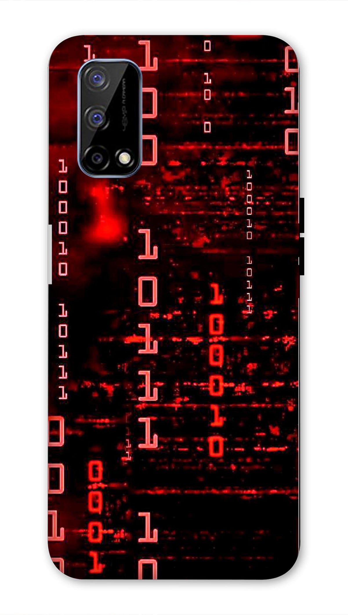 Realme Narzo 30 Pro 5G Back Cover Red Coding Printed Hard Case