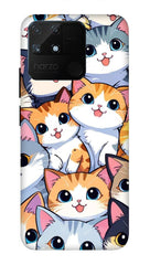 Realme Narzo 50A Back Cover Cat Printed Hard Case