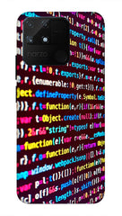 Realme Narzo 50A Back Cover Coding Printed Hard Case