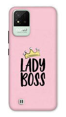 Realme Narzo 50i Back Cover Lady Boss Printed Hard Case