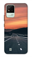 Realme Narzo 50i Back Cover Highway Travel Printed Hard Case