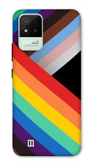 Realme Narzo 50i Back Cover Rainbow Printed Hard Case