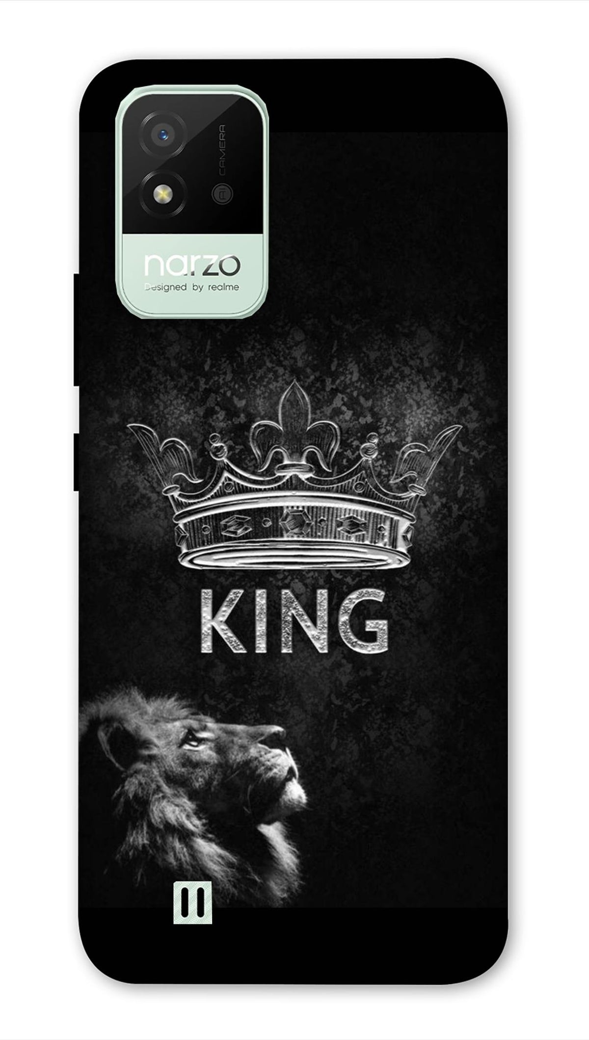 Realme Narzo 50i Back Cover King Printed Hard Case