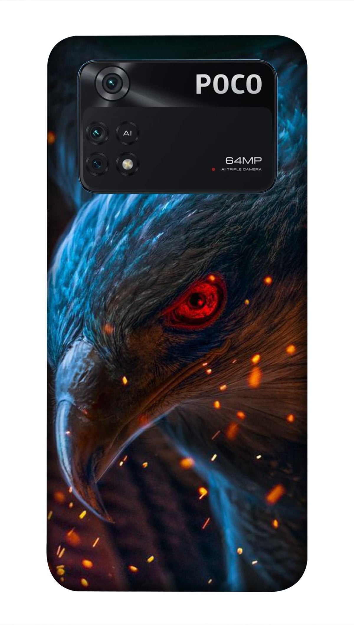 Poco M4 Pro 4G Back Cover Bird Printed Hard Case