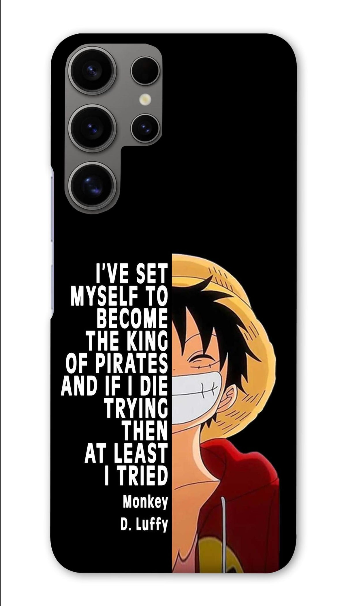 S25 Ultra Back Cover | Premium Galaxy S25 Ultra Case | Ultimate Samsung S25 Ultra Case for Everyday Use | Anime One Piece Monkey D. Luffy Printed Hard Case