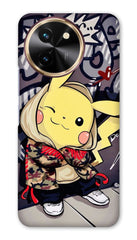 Vivo T3x 5G Back Cover | Premium Vivo Y58 5G Back Cover | Durable Vivo T3x 5G Cover | Perfect Fit for Vivo T3x and Vivo Y58 | Cartoon Graffiti Printed