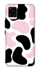 Vivo V20 Pro Back Cover Three Colour Pattern Printed Hard Case