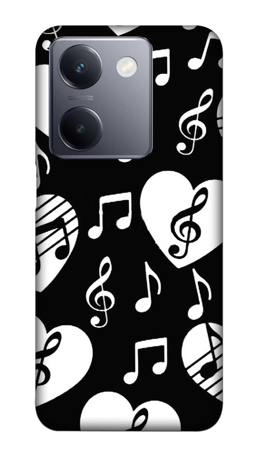 Back Cover For Vivo Y200 Pro 5G Back Cover |VIVO Y300 Plus 5G Back Cover | Stylish Protection for Vivo Y300 Plus Back Cover | VIVO Y200 Pro 5G Case | Heart and Music symbol Printed Hard Case