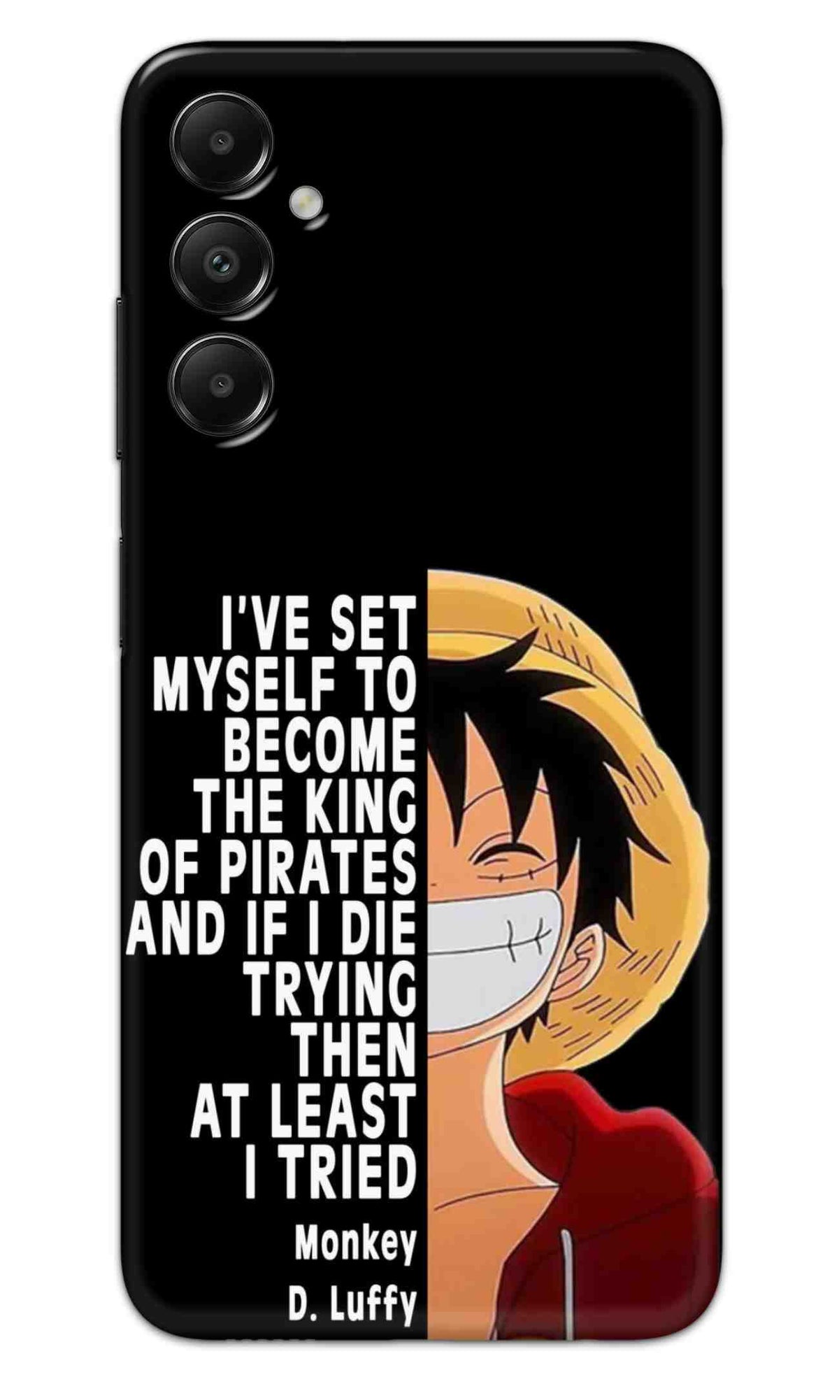 Hard Case for Samsung M34 5G Back Cover and Samsung F34 5G Back Cover Samsung M34 5+G Back Cover Anime One Piece Monkey D. Luffy Printed
