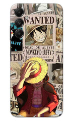 Samsung Galaxy M35 5G Back Cover Anime One Piece Wanted Luffy  Printed Hard Case