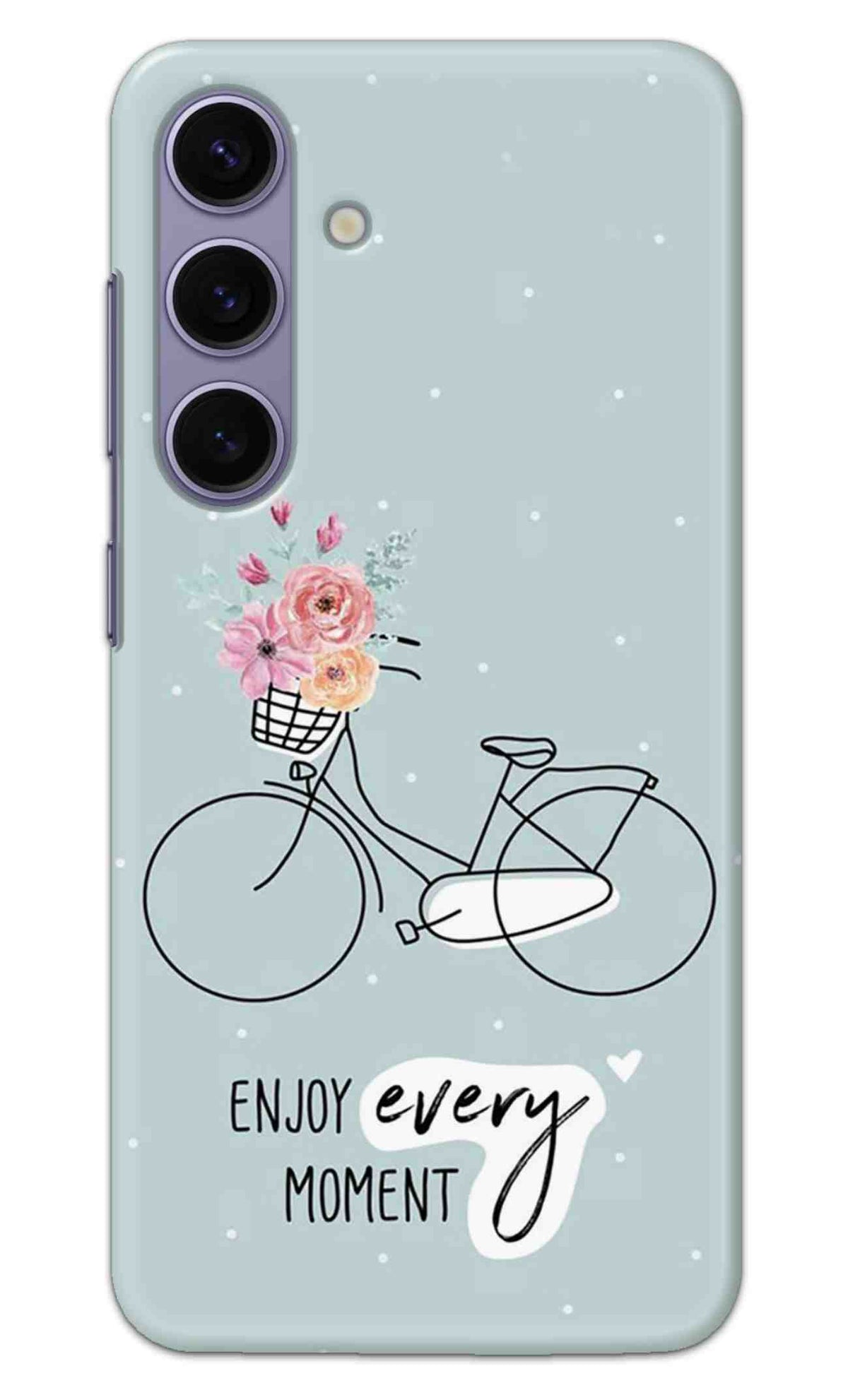 Hard Case for Samsung Galaxy S24 5G - Durable Protection for Samsung S24 Back Cover - Slim and Stylish Samsung Galaxy S24 Back Cover Enjoy Every Moment Printed