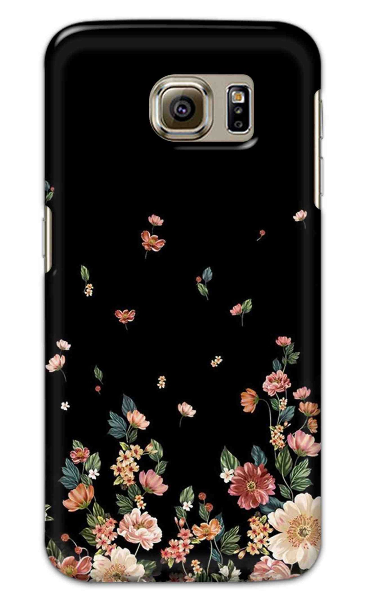 Samsung Galaxy S6 Back Cover Flowers Girly Printed Hard Case