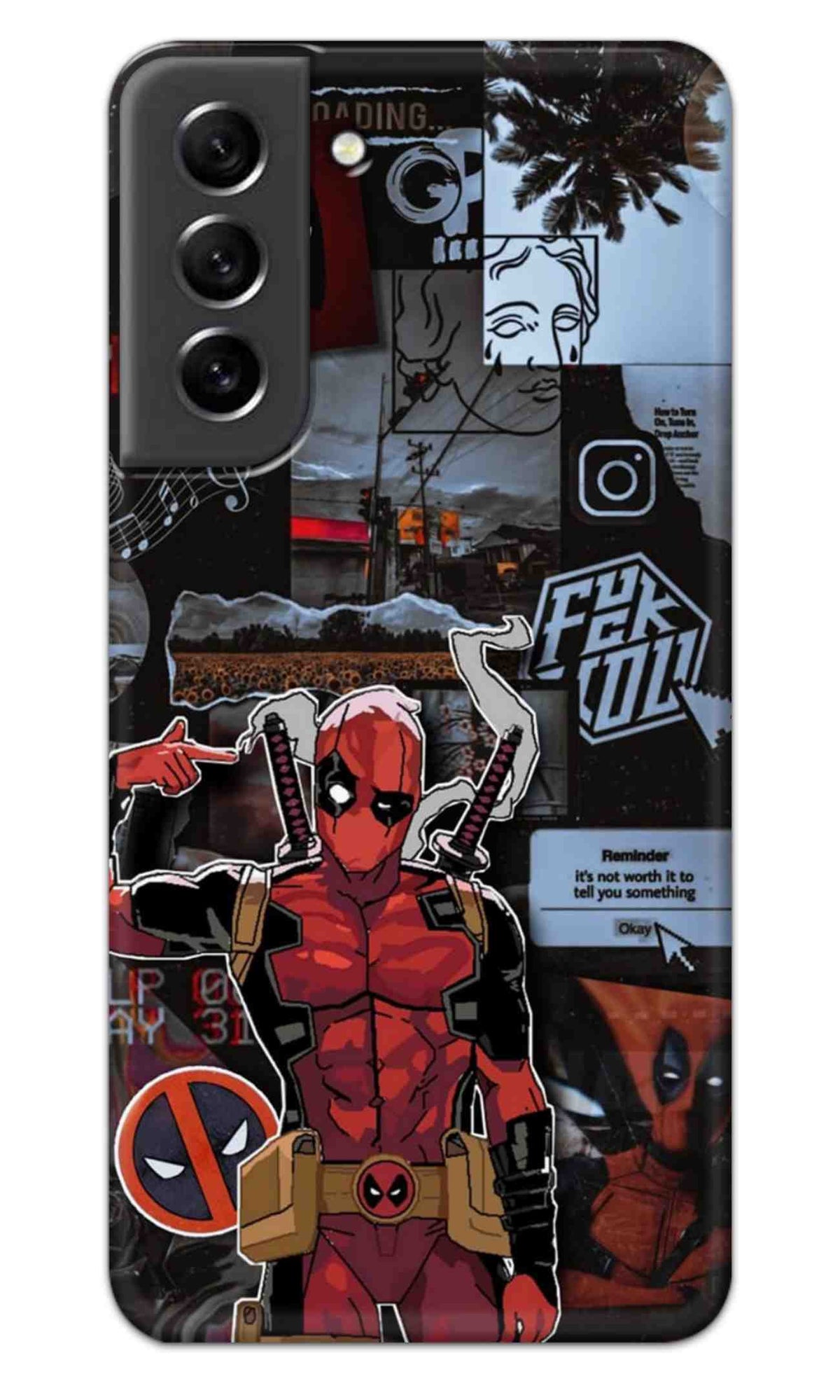 Samsung Galaxy S21 FE 5G Back Cover Superhero Collage Printed Hard Case