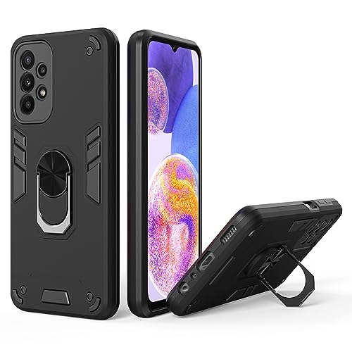 Samsung A23 Back Cover | Samsung A23 5G Back Cover | Samsung Galaxy A23 Back Cover | Sleek Protection for Your Device | 360 Degree Full Protection with Ring Holder Kickstand