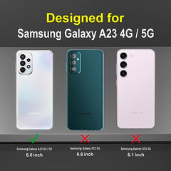 Samsung A23 Back Cover | Samsung A23 5G Back Cover | Samsung Galaxy A23 Back Cover | Sleek Protection for Your Device | 360 Degree Full Protection with Ring Holder Kickstand
