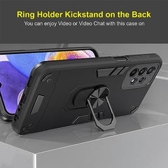 Samsung A23 Back Cover | Samsung A23 5G Back Cover | Samsung Galaxy A23 Back Cover | Sleek Protection for Your Device | 360 Degree Full Protection with Ring Holder Kickstand