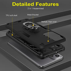 Samsung A23 Back Cover | Samsung A23 5G Back Cover | Samsung Galaxy A23 Back Cover | Sleek Protection for Your Device | 360 Degree Full Protection with Ring Holder Kickstand