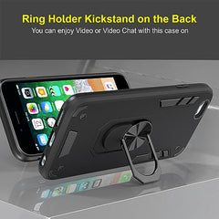 iPhone 6s Back Cover & iPhone 6 Back Cover - Precision Fit iPhone 6s Cover - Sleek Design, Enhanced Protection, and Easy Access to All Ports 360 Degree Full Protection with Ring Holder Kickstand