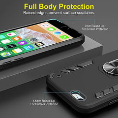 iPhone 6s Back Cover & iPhone 6 Back Cover - Precision Fit iPhone 6s Cover - Sleek Design, Enhanced Protection, and Easy Access to All Ports 360 Degree Full Protection with Ring Holder Kickstand