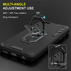 iPhone 6s Back Cover & iPhone 6 Back Cover - Precision Fit iPhone 6s Cover - Sleek Design, Enhanced Protection, and Easy Access to All Ports 360 Degree Full Protection with Ring Holder Kickstand