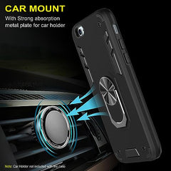 iPhone 6s Back Cover & iPhone 6 Back Cover - Precision Fit iPhone 6s Cover - Sleek Design, Enhanced Protection, and Easy Access to All Ports 360 Degree Full Protection with Ring Holder Kickstand