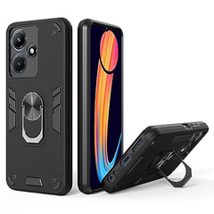 Infinix Hot 30i Back Cover | Perfect Fit Infinix Hot 30 I Back Cover | Stylish Protection Infinix Hot 30i Cover | 360 Degree Full Protection with Ring Holder Kickstand