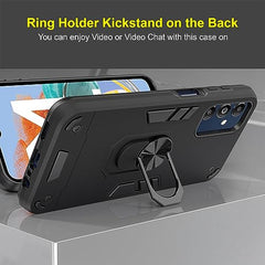 Samsung M14 5G Back Cover, Durable Samsung M14 Cover, Premium M14 5G Samsung Mobile Cover, Shockproof Protection Case 360 Degree Full Protection with Ring Holder Kickstand