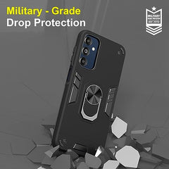 Samsung M14 5G Back Cover, Durable Samsung M14 Cover, Premium M14 5G Samsung Mobile Cover, Shockproof Protection Case 360 Degree Full Protection with Ring Holder Kickstand