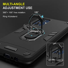 Samsung M14 5G Back Cover, Durable Samsung M14 Cover, Premium M14 5G Samsung Mobile Cover, Shockproof Protection Case 360 Degree Full Protection with Ring Holder Kickstand