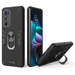 Moto Edge 30 Back Cover, Premium Motorola Edge 30 Back Cover, Sleek Moto Edge 30 Back Case 360 Degree Full Protection with Ring Holder Kickstand