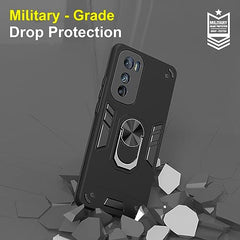 Moto Edge 30 Back Cover, Premium Motorola Edge 30 Back Cover, Sleek Moto Edge 30 Back Case 360 Degree Full Protection with Ring Holder Kickstand