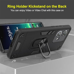 Moto Edge 40 Neo Cover | Motorola Edge 40 Neo Back Cover | Premium Moto Edge 40 Neo Back Cover | 360 Degree Full Protection with Ring Holder Kickstand