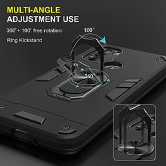 Premium Moto G31 Back Cover | Stylish Moto G 31 Back Cover | Enhanced Durability and Perfect Fit for Motorola G31 Back Cover 360 Degree Full Protection with Ring Holder Kickstand