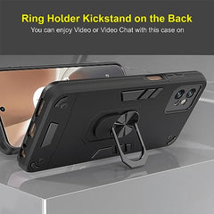 Moto G32 Cover - Premium Motorola G32 Back Cover, Enhance Your Device with Our Moto G32 Back Cover 360 Degree Full Protection with Ring Holder Kickstand