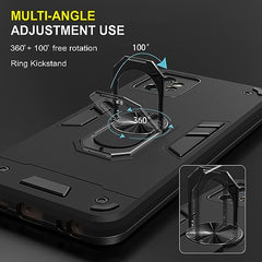 Moto G32 Cover - Premium Motorola G32 Back Cover, Enhance Your Device with Our Moto G32 Back Cover 360 Degree Full Protection with Ring Holder Kickstand
