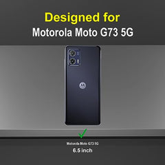 Moto G73 5G Mobile Back Cover, Motorola G73 5G Back Cover, Moto G 73 5G Back Cover 360 Degree Full Protection with Ring Holder Kickstand