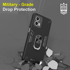Moto G73 5G Mobile Back Cover, Motorola G73 5G Back Cover, Moto G 73 5G Back Cover 360 Degree Full Protection with Ring Holder Kickstand