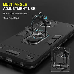 Moto G73 5G Mobile Back Cover, Motorola G73 5G Back Cover, Moto G 73 5G Back Cover 360 Degree Full Protection with Ring Holder Kickstand