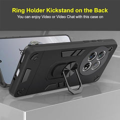 OnePlus 12 Cover, Premium OnePlus 12 Case, Durable One Plus 12 Cover, Protective Back Cover for OnePlus 12 360 Degree Full Protection with Ring Holder Kickstand