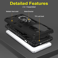 OnePlus 12 Cover, Premium OnePlus 12 Case, Durable One Plus 12 Cover, Protective Back Cover for OnePlus 12 360 Degree Full Protection with Ring Holder Kickstand
