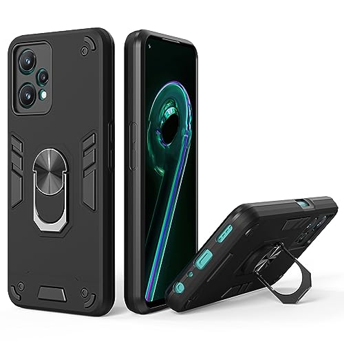 OnePlus Nord CE 2 Lite 5G Back Case | Durable OnePlus Nord CE2 Lite 5G Back Cover for Enhanced Protection | OnePlus Nord CE 2 Lite 5G Case 360 Degree Full Protection with Ring Holder Kickstand