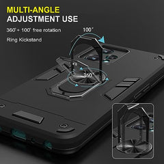 OnePlus Nord CE 2 Lite 5G Back Case | Durable OnePlus Nord CE2 Lite 5G Back Cover for Enhanced Protection | OnePlus Nord CE 2 Lite 5G Case 360 Degree Full Protection with Ring Holder Kickstand