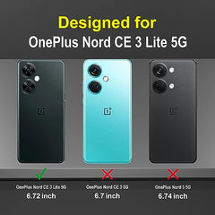 OnePlus Nord CE 3 Lite 5G Back Cover, Mobile Cover OnePlus Nord CE 3 Lite 5G, Durable and Stylish OnePlus Nord CE3 Lite 5G Back Cover 360 Degree Full Protection with Ring Holder Kickstand