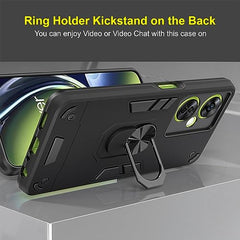 OnePlus Nord CE 3 Lite 5G Back Cover, Mobile Cover OnePlus Nord CE 3 Lite 5G, Durable and Stylish OnePlus Nord CE3 Lite 5G Back Cover 360 Degree Full Protection with Ring Holder Kickstand