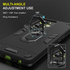 OnePlus Nord CE 3 Lite 5G Back Cover, Mobile Cover OnePlus Nord CE 3 Lite 5G, Durable and Stylish OnePlus Nord CE3 Lite 5G Back Cover 360 Degree Full Protection with Ring Holder Kickstand