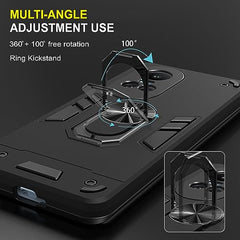 Oppo Reno 10 5G Back Cover | Oppo Reno 10 Pro Back Cover 5G | Oppo Reno 10 5+G Back Cover | Precision Fit | Enhanced Protection | 360 Degree Full Protection with Ring Holder Kickstand