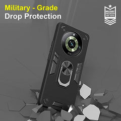 Realme 11 Pro Back Cover | Realme Narzo 60 Pro 5G Back Cover | Realme 11 Pro Plus Back Cover | 360 Degree Full Protection with Ring Holder Kickstand