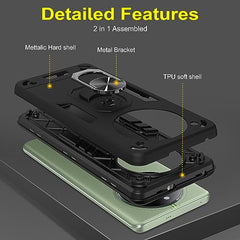 Realme 11 Pro Back Cover | Realme Narzo 60 Pro 5G Back Cover | Realme 11 Pro Plus Back Cover | 360 Degree Full Protection with Ring Holder Kickstand